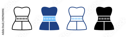 Corset multiple icon