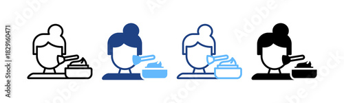 Facial Mask multiple icon