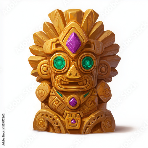 The game asset and game background isolation, video game, slot game asset, mobile game asset, casino element, Illustration