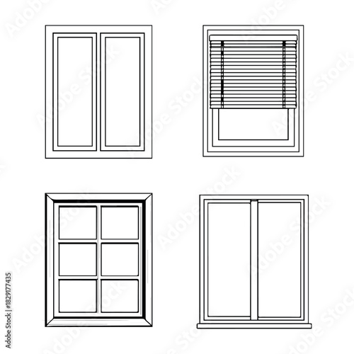 Explore different window styles: casement, double hung, and awning window designs for home renovation projects