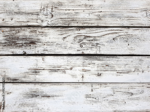 White boards wood. Planks texture background