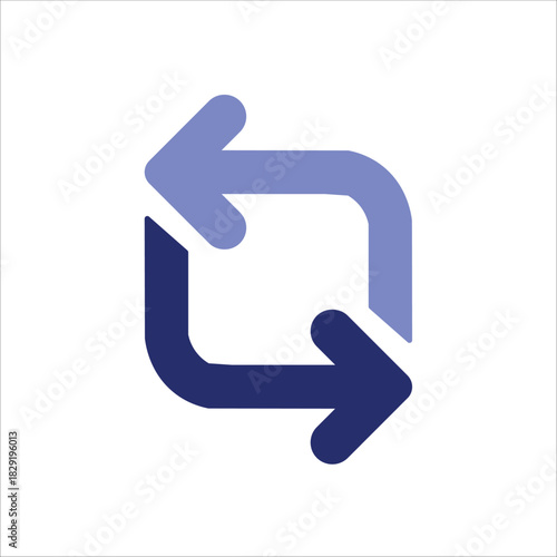 replace icons. simple colored vector