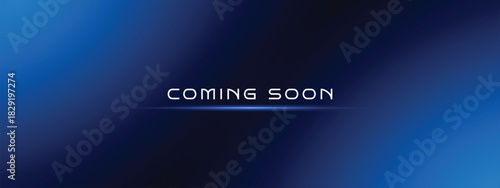 Elegant Coming Soon Background Vector with Soft Dark Lighting and Smooth Wave Shapes