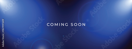 Elegant Coming Soon Background Vector with Soft Dark Lighting and Smooth Wave Shapes