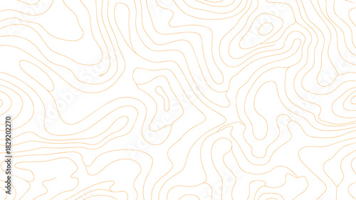 Topographic contour line pattern for elevation, terrain, mapping, geography, and environmental design