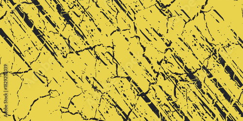 yellow black brush wrap car sticker pattern abstract banner sporty lines black yellow color combination grunge brush pattern racing motorsport  design, Eps 10.