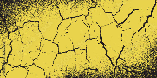 yellow black brush wrap car sticker pattern abstract banner sporty lines black yellow color combination grunge brush pattern racing motorsport  design, Eps 10.