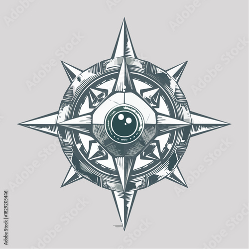 Firefly Cybersigilism Emblem Perfectly Mirrored Symmetry in Neo-Tribal Geometry