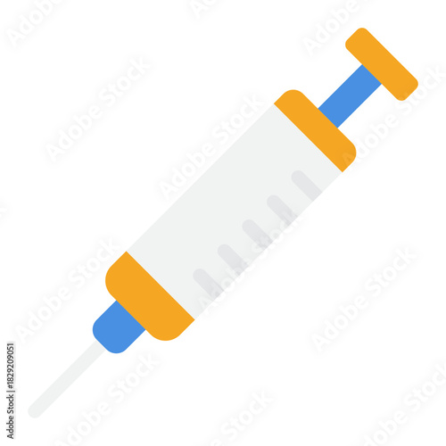 Medical Syringe Illustration