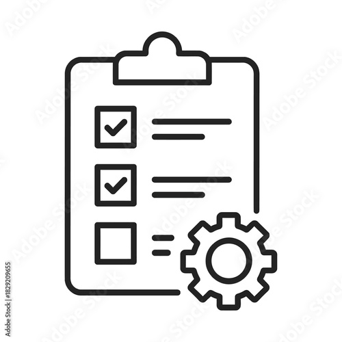 checklist management task automation process on a clipboard streamlining workflow for increased productivity and efficiency useful for project management websites.