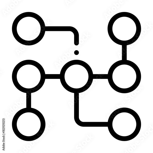 Network Connection Diagram Icon