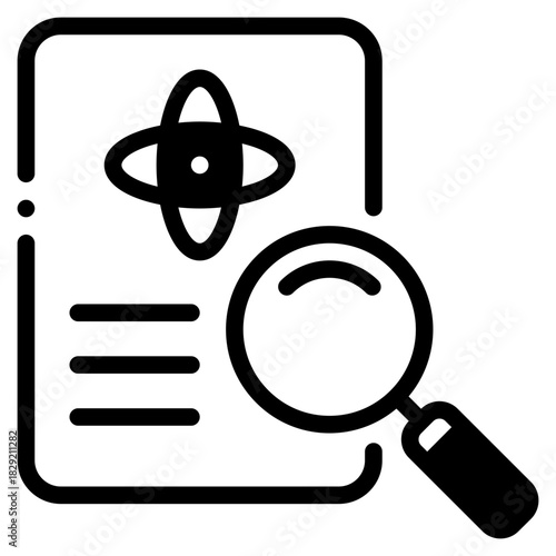 Scientific Research Document Icon