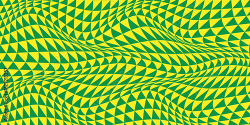 simple green triangle wave pattern for banner poster background.