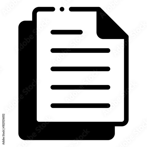 Document Icon for Files and Reports