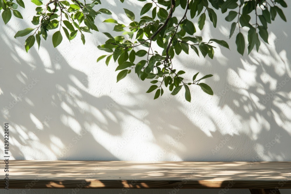 Naklejka premium 植物 机 影