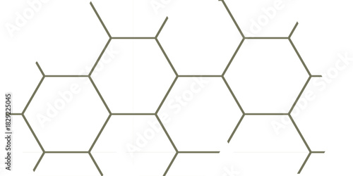 Soccer ball in goal net, a geometric hexagon pattern background structure vector illustration
