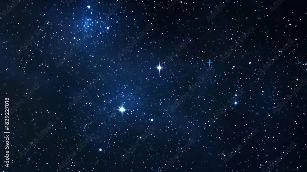 Fototapeta premium Constellation star background in deep space, designed for presentations, advertisements, and creative applications.