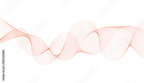 Abstract line art creating a flowing wave pattern.  Abstract. Digital frequency track equalizer. Stylized line art background. lines created using blend tool. 