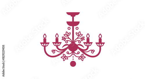 chandelier illustration a stylish hanging light fixture for interior design projects and home decor adding an elegant touch with classic lighting elements