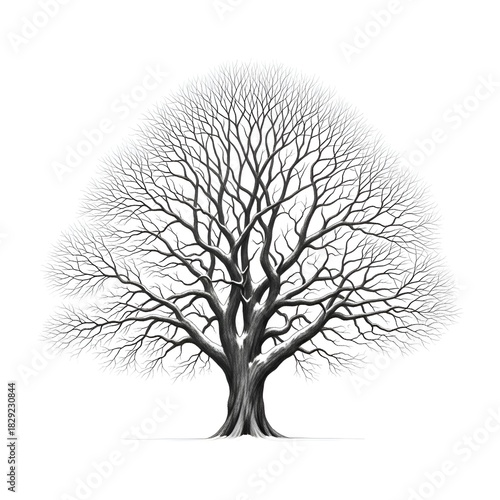 vector tree silhouette