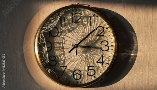 Wallpaper Mural 割れている時計 Torontodigital.ca