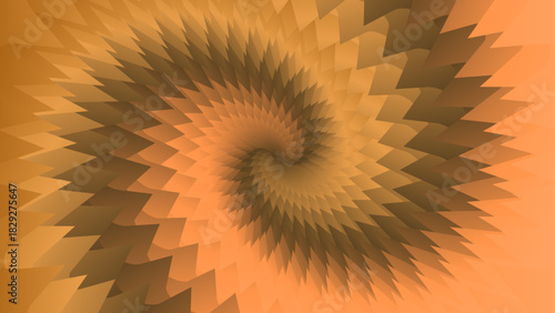 Abstract Sharp Spiky Swirling Vortex Geometric Pattern Background