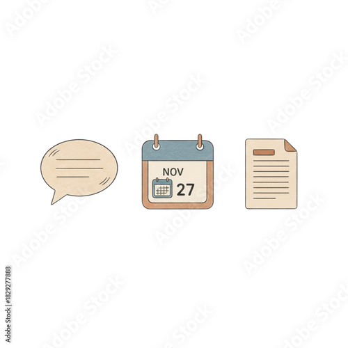 vector illustration of a box with a label