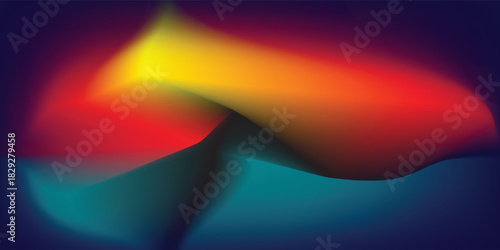 Abstract Liquid Gradient Background. Design for Ads, Banners, Posters, Covers, Web, Brochures, Wallpapers, and Flyers. Vector art.