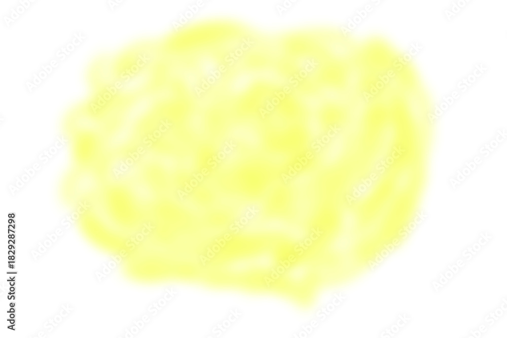 Naklejka premium こんもりとした黄色い煙 湯気