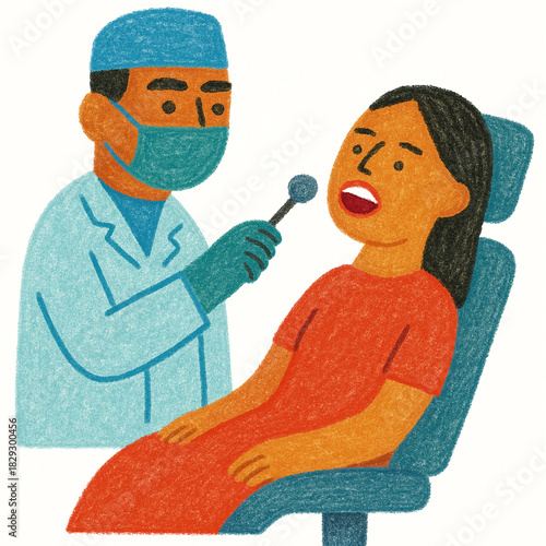 Doctor Examining Patient in a Clinic
