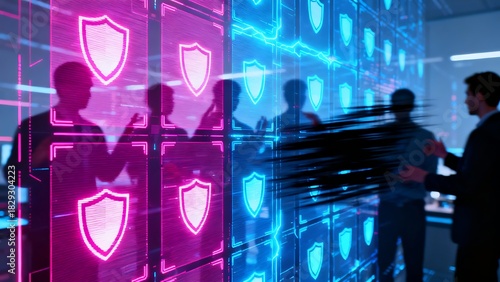 Generative AI securing digital perimeters from threats.