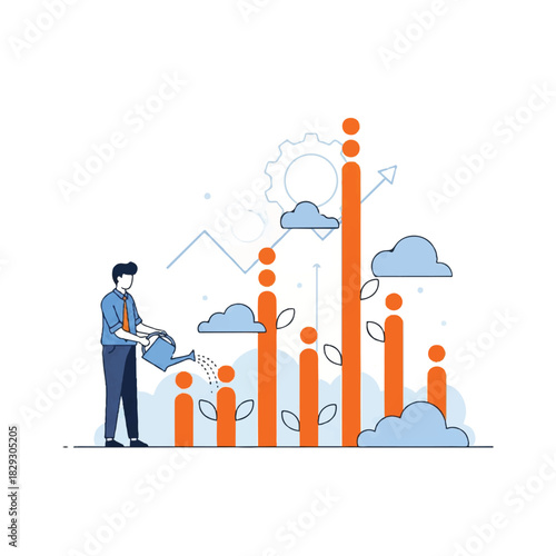 Business Growth and Investment Strategy Nurturing Success and Financial Progress