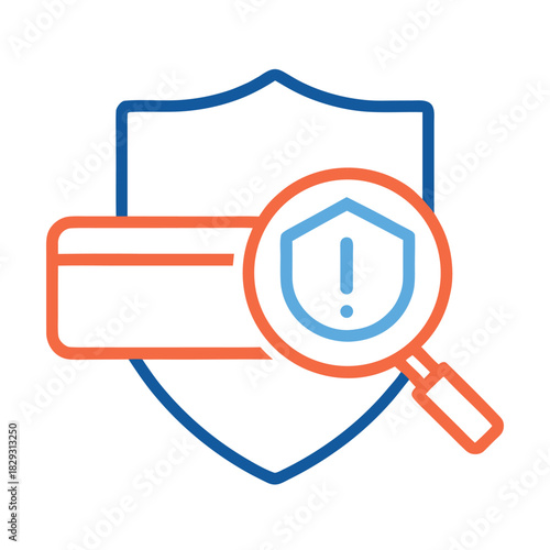 Minimalist Antivirus Software Magnifying Glass Icon