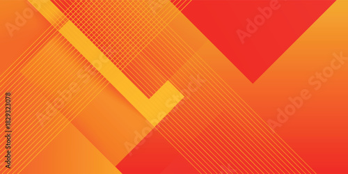 yellow and orange abstract background geometry shine and layer element vector for presentation design. Suit for business, corporate, institution, party, festive, seminar, and talks