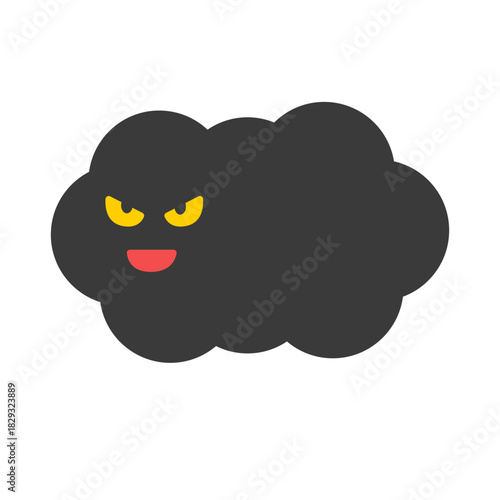 air pollution with dust PM2.5 concept