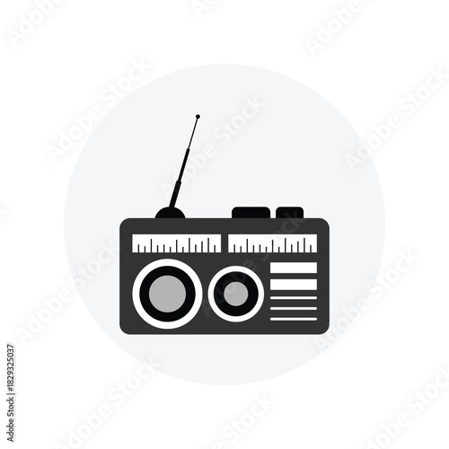 Radio icon vector illustration