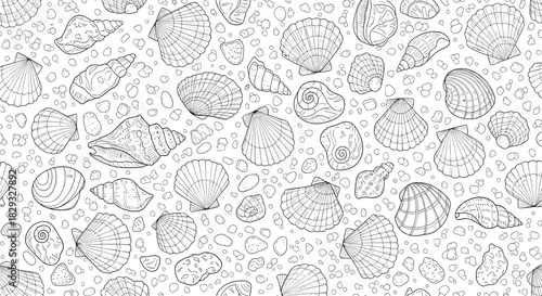 Microscopic view of cellular structures within a biological sample revealing intricate patterns and unique biological formations.