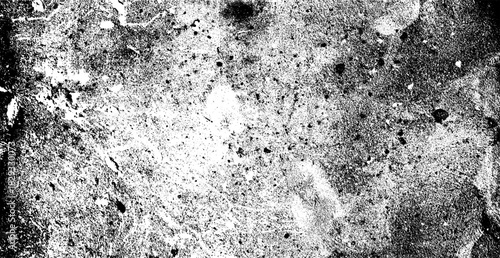 Dynamic distressed surface featuring an array of tiny black specks on a bright white canvas