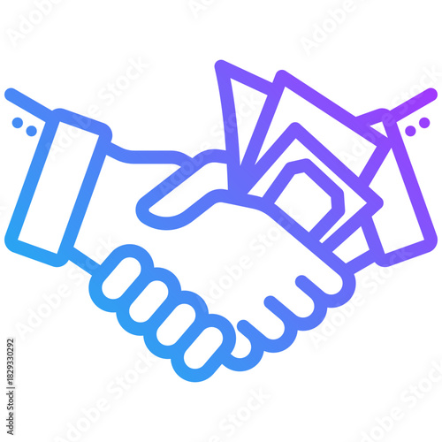 Bribe icon for dishonesty , website, application, printing, document, poster design, etc