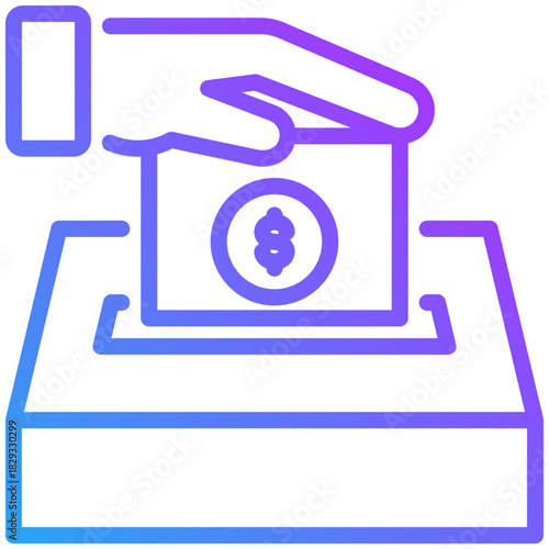 Elections icon for dishonesty , website, application, printing, document, poster design, etc