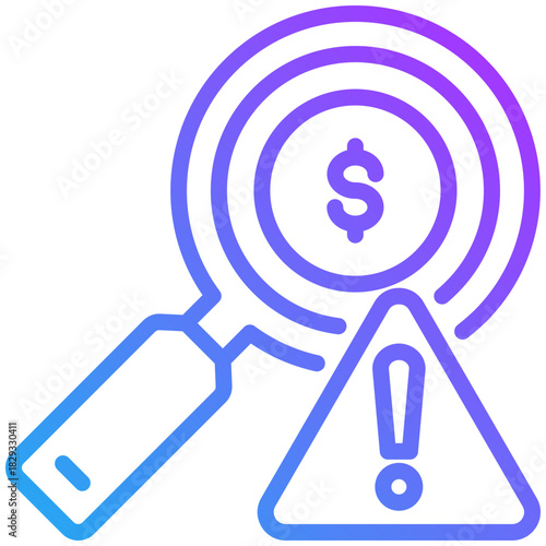 Search icon for dishonesty , website, application, printing, document, poster design, etc