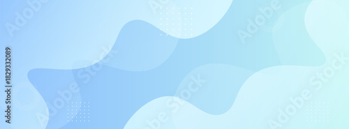 Banner background, light blue-sky gradient with soft flowing waves.

