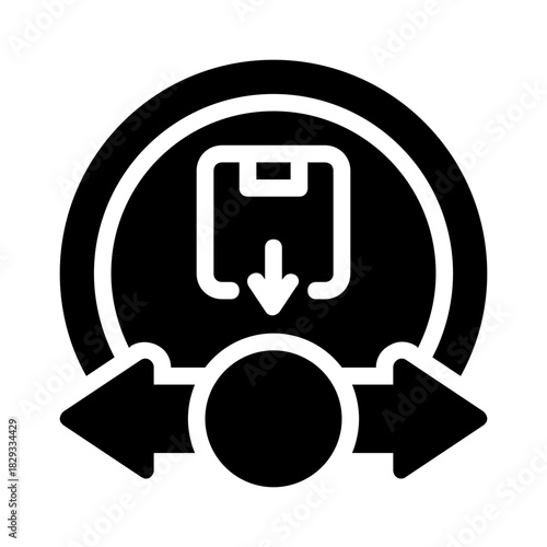 Shipping package distributed to various locations, perfect for ecommerce websites, delivery services, logistics, supply chain management, and shipping industries.
