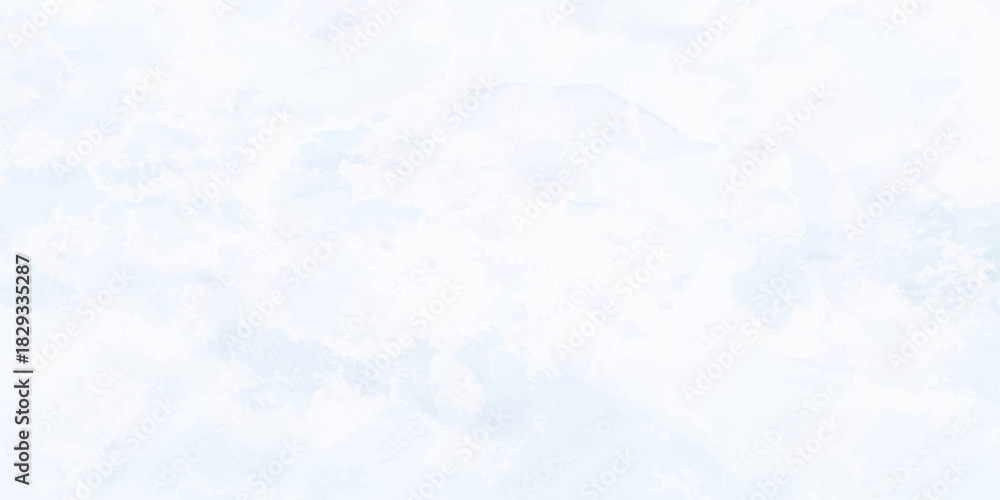 Fototapeta premium Abstract blue watercolor texture background capturing the cold, icy pattern of winter clouds and sky