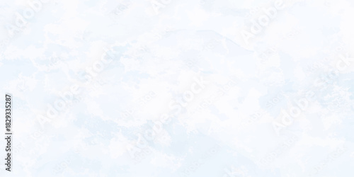 Abstract blue watercolor texture background capturing the cold, icy pattern of winter clouds and sky