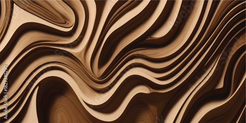 Abstract brown background texture pattern design wallpaper color wave illustration gold fabric art seamless liquid wavy brown metal paint chocolate backdrop metallic water surface satin colorful