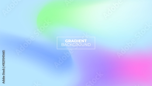 Calm Pastel Gradient Background with Soft Blue, Lavender, and Mint Color Blend