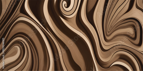 Seamless wood texture background with dark brown chocolate design pattern for a sweet fabric textile material wallpaper