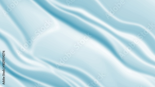 Soft flowing light blue fabric texture background abstract