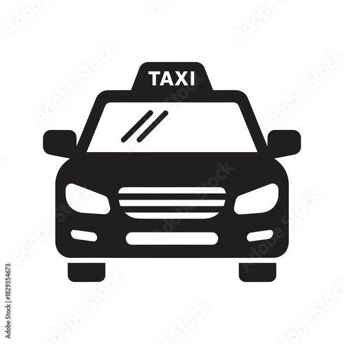 Taxi cab for airport transfer symbolizing ground transportation services